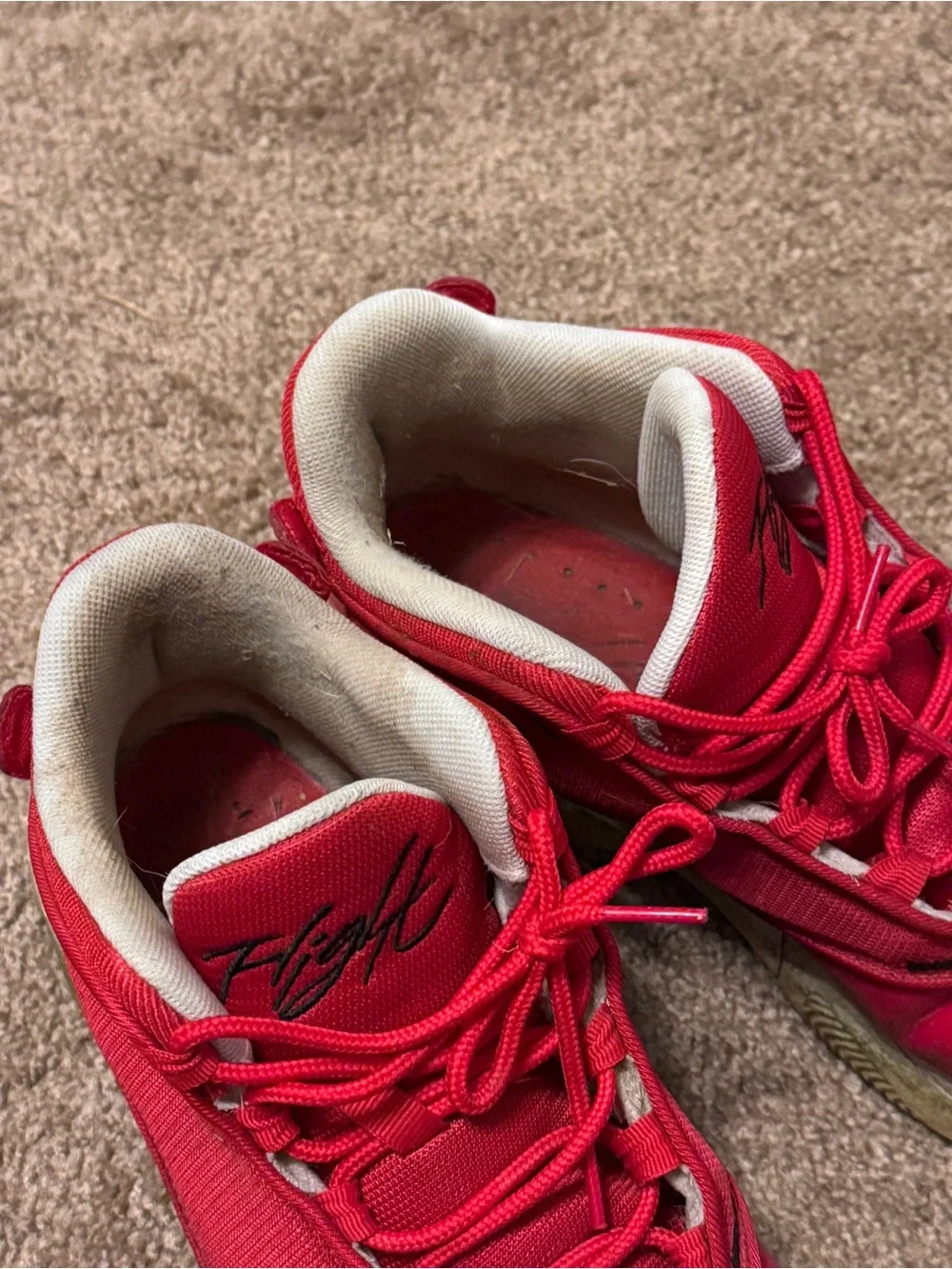 Jordan Max Aura 4 Shoes Mens 10 University Red Basketball Athletic Sneakers